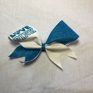 Love pink cheer bow